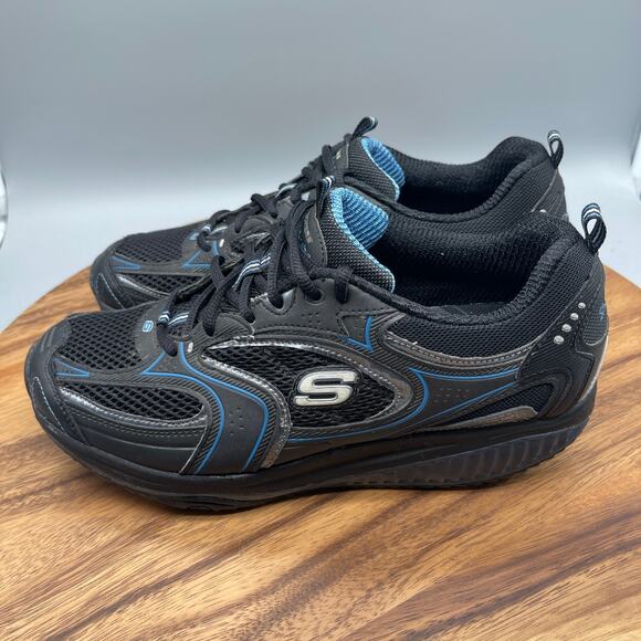 Skechers Shape Ups Shoes Womens Size 10 Black Toning Walking Workout Gym Running - Picture 3 of 8